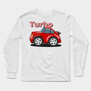 Porsch Cartoon Long Sleeve T-Shirt